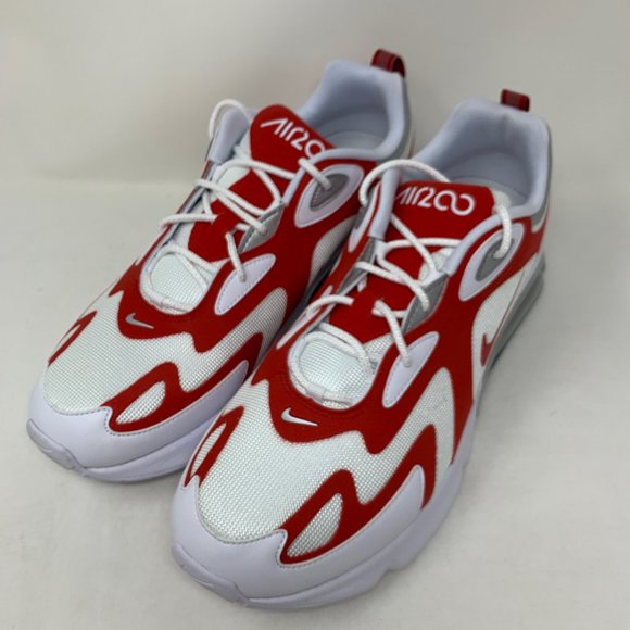 Nike Air Max 200 White Red Running Shoes main image 9